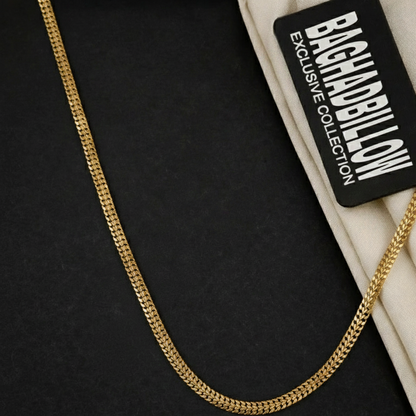 Apex Men’s Premium Look Gold Chain (Chain-22 Inch / 5-mm)