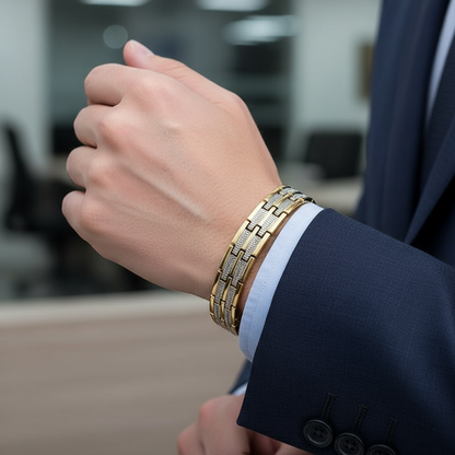 Rex Gold and Silver Men's Loose Bracelet
