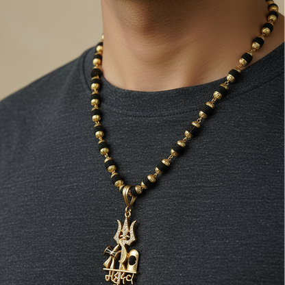 Mahadev Pendant Rudraksha Mala