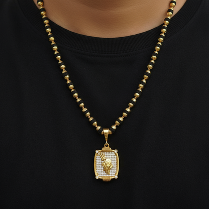 Ganesha Pendant Rudraksha Mala