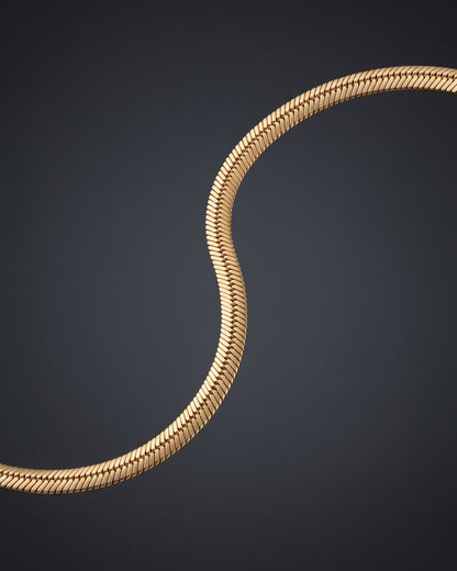 Men’s Stylish Snake Gold Chain