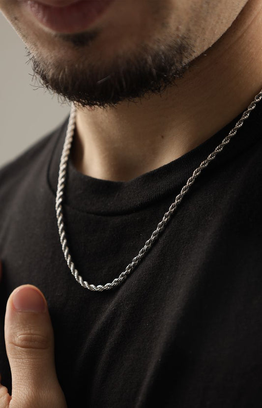 TARZAN MEN'S SILVER CHAIN