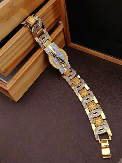 Jaguar Gold Plated Unisex Loose Bracelet