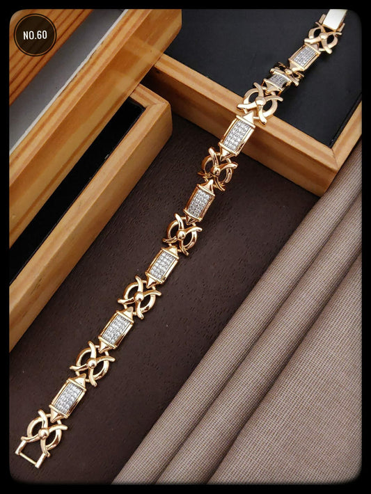 Signature Gold And Silver Loose Bracelet