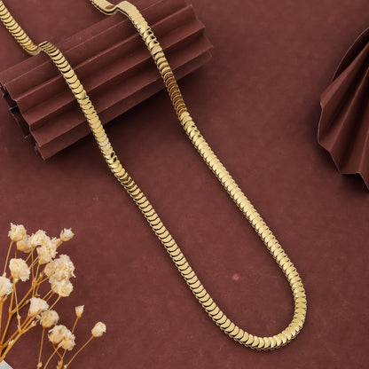 ALEX UNISEX SOLID GOLD MEN'S CHAIN (24 INCH / 4 MM)