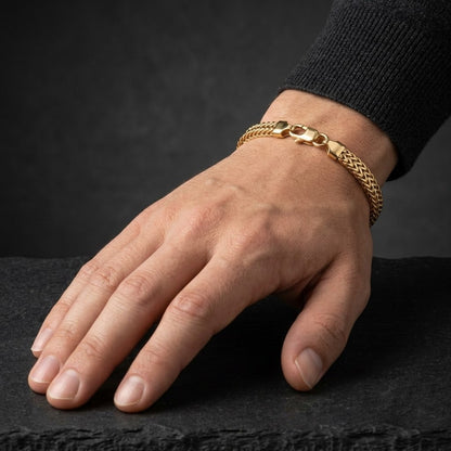Merline Mens Gold Loose Bracelet