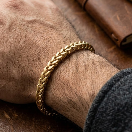 Royal Mens Gold Loose Bracelet