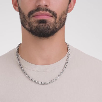 TARZAN MEN'S SILVER CHAIN