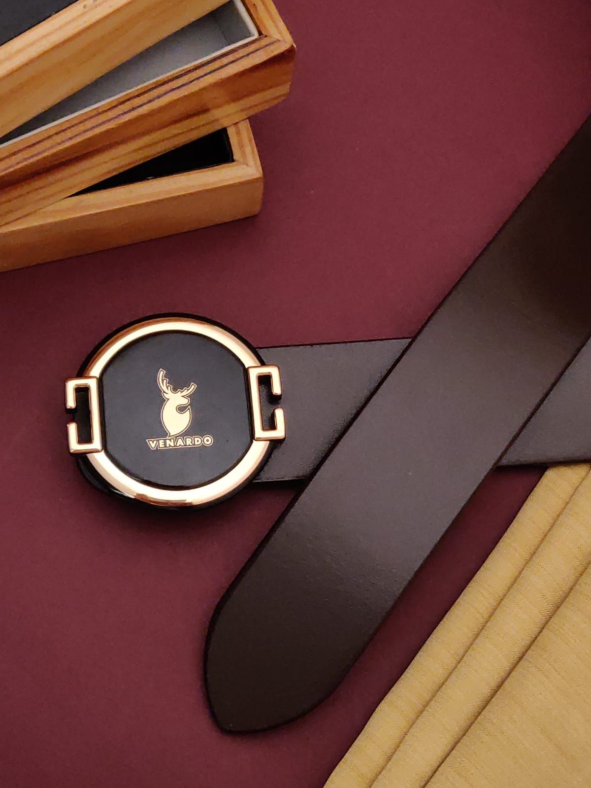 BaghadBillow 004 Luxurious Mens Leather Belt