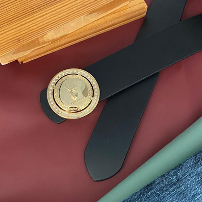 Baghadbillow 024 Luxurious Mens Leather Belt